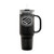 Sometimes Antisocial Always Antifascist Insulated Travel Mug