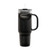 Superman Silver Black Logo Insulated Travel Mug
