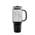 Black Line Woman Art Insulated Travel Mug