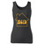 High quality print of this slim fit acid house women tank top will turn heads. And bystanders won't be disappointed - the racerback cut looks good one any woman's shoulders.