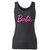High quality print of this slim fit barbie district made women tank top will turn heads. And bystanders won't be disappointed - the racerback cut looks good one any woman's shoulders.