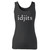 High quality print of this slim fit bobby singer idjits supernatural women tank top will turn heads. And bystanders won't be disappointed - the racerback cut looks good one any woman's shoulders.