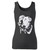 High quality print of this slim fit border collie face women tank top will turn heads. And bystanders won't be disappointed - the racerback cut looks good one any woman's shoulders.