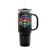 Tie Dye Snowflake Insulated Travel Mug