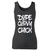 High quality print of this slim fit dope curvy chick women tank top will turn heads. And bystanders won't be disappointed - the racerback cut looks good one any woman's shoulders.