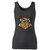 High quality print of this slim fit golden knight logo ice hockey women tank top will turn heads. And bystanders won't be disappointed - the racerback cut looks good one any woman's shoulders.