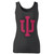 High quality print of this slim fit indiana hoosiers primary logo 2 women tank top will turn heads. And bystanders won't be disappointed - the racerback cut looks good one any woman's shoulders.