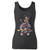 High quality print of this slim fit kingdom hearts all character women tank top will turn heads. And bystanders won't be disappointed - the racerback cut looks good one any woman's shoulders.