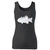 High quality print of this slim fit largemouth bass fishing women tank top will turn heads. And bystanders won't be disappointed - the racerback cut looks good one any woman's shoulders.