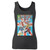 High quality print of this slim fit marvel age excalibur women tank top will turn heads. And bystanders won't be disappointed - the racerback cut looks good one any woman's shoulders.