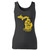 High quality print of this slim fit michigan roots women tank top will turn heads. And bystanders won't be disappointed - the racerback cut looks good one any woman's shoulders.