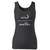 High quality print of this slim fit mind over matter inspirational quote women tank top will turn heads. And bystanders won't be disappointed - the racerback cut looks good one any woman's shoulders.