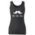 High quality print of this slim fit mustace ho ho ho christmas women tank top will turn heads. And bystanders won't be disappointed - the racerback cut looks good one any woman's shoulders.