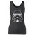 High quality print of this slim fit storm trooper women tank top will turn heads. And bystanders won't be disappointed - the racerback cut looks good one any woman's shoulders.