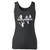High quality print of this slim fit stranger things stuck black bottom upside down women tank top will turn heads. And bystanders won't be disappointed - the racerback cut looks good one any woman's shoulders.