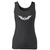 High quality print of this slim fit supernatural devils anti possession wings symbol women tank top will turn heads. And bystanders won't be disappointed - the racerback cut looks good one any woman's shoulders.