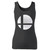 High quality print of this slim fit super smash bros logo women tank top will turn heads. And bystanders won't be disappointed - the racerback cut looks good one any woman's shoulders.
