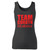 High quality print of this slim fit team corbyn vote labour women tank top will turn heads. And bystanders won't be disappointed - the racerback cut looks good one any woman's shoulders.