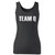 High quality print of this slim fit team q impractical jokers tv show inspired women tank top will turn heads. And bystanders won't be disappointed - the racerback cut looks good one any woman's shoulders.