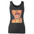 High quality print of this slim fit tongue sticking out eat me women tank top will turn heads. And bystanders won't be disappointed - the racerback cut looks good one any woman's shoulders.