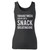 High quality print of this slim fit torn between lookin like a snack or eating one women tank top will turn heads. And bystanders won't be disappointed - the racerback cut looks good one any woman's shoulders.