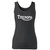 High quality print of this slim fit triumph logo women tank top will turn heads. And bystanders won't be disappointed - the racerback cut looks good one any woman's shoulders.