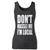 High quality print of this slim fit what about bob movie dont hassle me im local women tank top will turn heads. And bystanders won't be disappointed - the racerback cut looks good one any woman's shoulders.