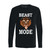 This classic fit beast face mode long sleeve shirt is casually elegant and very comfortable. With fine quality print to make one stand out, it's a perfect fit for every occasion.