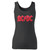 High quality print of this slim fit acdc logo women tank top will turn heads. And bystanders won't be disappointed - the racerback cut looks good one any woman's shoulders.