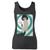 High quality print of this slim fit bally fashion painting green women tank top will turn heads. And bystanders won't be disappointed - the racerback cut looks good one any woman's shoulders.