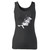 High quality print of this slim fit banksy girl on swing women tank top will turn heads. And bystanders won't be disappointed - the racerback cut looks good one any woman's shoulders.