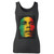 High quality print of this slim fit bob marley rasta reggae women tank top will turn heads. And bystanders won't be disappointed - the racerback cut looks good one any woman's shoulders.