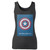 High quality print of this slim fit captain america superhero logo women tank top will turn heads. And bystanders won't be disappointed - the racerback cut looks good one any woman's shoulders.