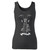 High quality print of this slim fit chopper black motorcycle women tank top will turn heads. And bystanders won't be disappointed - the racerback cut looks good one any woman's shoulders.
