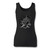 High quality print of this slim fit cyberpunk dark 2077 women tank top will turn heads. And bystanders won't be disappointed - the racerback cut looks good one any woman's shoulders.