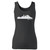 High quality print of this slim fit downtown skyline minneapolis women tank top will turn heads. And bystanders won't be disappointed - the racerback cut looks good one any woman's shoulders.