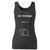 High quality print of this slim fit je mange pour 2 women tank top will turn heads. And bystanders won't be disappointed - the racerback cut looks good one any woman's shoulders.