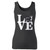 High quality print of this slim fit love bernese mountain dog women tank top will turn heads. And bystanders won't be disappointed - the racerback cut looks good one any woman's shoulders.