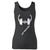 High quality print of this slim fit music headphone women tank top will turn heads. And bystanders won't be disappointed - the racerback cut looks good one any woman's shoulders.