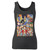 High quality print of this slim fit one piece strong world anime women tank top will turn heads. And bystanders won't be disappointed - the racerback cut looks good one any woman's shoulders.