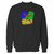 Your amazigh flag unisex tee berber flag crewneck sweatshirt just got an update. This super comfortable and lighter weight crewneck will become your favorite go-to sweatshirt. The cozy spandex cuffs and waistband make this pill-resistant sweatshirt a fan favorite.And your group will look and feel their best in this premium ringspun cotton crew.