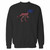 Your american flag usa t-rex dinosaur crewneck sweatshirt just got an update. This super comfortable and lighter weight crewneck will become your favorite go-to sweatshirt. The cozy spandex cuffs and waistband make this pill-resistant sweatshirt a fan favorite.And your group will look and feel their best in this premium ringspun cotton crew.