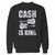Your cash is king crewneck sweatshirt just got an update. This super comfortable and lighter weight crewneck will become your favorite go-to sweatshirt. The cozy spandex cuffs and waistband make this pill-resistant sweatshirt a fan favorite.And your group will look and feel their best in this premium ringspun cotton crew.