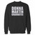 Your donna martin graduates crewneck sweatshirt just got an update. This super comfortable and lighter weight crewneck will become your favorite go-to sweatshirt. The cozy spandex cuffs and waistband make this pill-resistant sweatshirt a fan favorite.And your group will look and feel their best in this premium ringspun cotton crew.