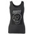 High quality print of this slim fit silver print heartskull women tank top will turn heads. And bystanders won't be disappointed - the racerback cut looks good one any woman's shoulders.