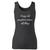 High quality print of this slim fit energy and persistence conquer all things women tank top will turn heads. And bystanders won't be disappointed - the racerback cut looks good one any woman's shoulders.