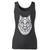 High quality print of this slim fit geometric wolf women tank top will turn heads. And bystanders won't be disappointed - the racerback cut looks good one any woman's shoulders.