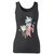 High quality print of this slim fit las vegas rick morty women tank top will turn heads. And bystanders won't be disappointed - the racerback cut looks good one any woman's shoulders.