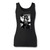 High quality print of this slim fit red hot chili peppers racerback women tank top will turn heads. And bystanders won't be disappointed - the racerback cut looks good one any woman's shoulders.