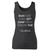 High quality print of this slim fit run fast turn left jump high throw far duck track women tank top will turn heads. And bystanders won't be disappointed - the racerback cut looks good one any woman's shoulders.